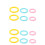 240Pcs Assorted Color Crochet Locking Stitch Markers for Knitting Use 4