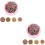 10Pcs Simulation Ice Cream Balls PVC Material Decorative Prop Set 8