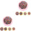 10Pcs Simulation Ice Cream Balls PVC Material Decorative Prop Set 5