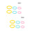 240Pcs Assorted Color Crochet Locking Stitch Markers for Knitting Use 6