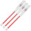 9Pcs Permanent Eyebrow Red Pens for Tattooing and Piercing 2