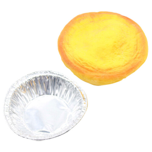4Pcs Fake Egg Tart Ornament Realistic Kitchen Decoration