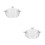 2Pièces Verre Transparent Cuisine Multiusage Poignées 6