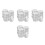 48Pcs Silver Aluminum Screw Lid Containers for Candy Wax Balm Storage 4