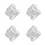 48Pcs Silver Aluminum Screw Lid Containers for Candy Wax Balm Storage 6
