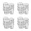 48Pcs Silver Aluminum Screw Lid Containers for Candy Wax Balm Storage 5