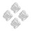 48Pcs Silver Aluminum Screw Lid Containers for Candy Wax Balm Storage 9