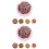 10Pcs Simulation Ice Cream Balls PVC Material Decorative Prop Set 7