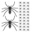 600Pcs Black Realistic Plastic Spiders for Halloween Party Prank Props 1