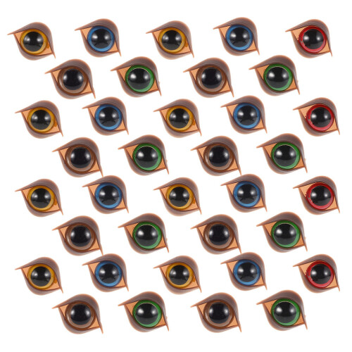 100Pcs Soft Durable Plastic Eyes for Crochet Dolls and Craft Projects 2