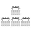 600Pcs Black Realistic Plastic Spiders for Halloween Party Prank Props 4