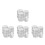 48Pcs Silver Aluminum Screw Lid Containers for Candy Wax Balm Storage 7