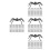 600Pcs Black Realistic Plastic Spiders for Halloween Party Prank Props 9