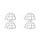 4Pcs Silver Metal Mesh Sprinkler Head Protection Side Wall Fire Shield 9