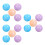 15Pcs Durable PVC Rubber Balls Assorted Play Balls Set 11