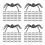 600Pcs Black Realistic Plastic Spiders for Halloween Party Prank Props 8
