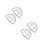 4Pcs Silver Metal Mesh Sprinkler Head Protection Side Wall Fire Shield 5
