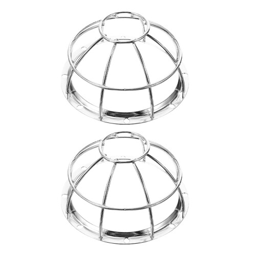 4Pcs Silver Metal Mesh Sprinkler Head Protection Side Wall Fire Shield 1