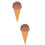 2Pièces Ornement Glace Enfant Durable Portable 7
