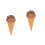 2Pièces Ornement Glace Enfant Durable Portable 4
