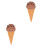 2Pièces Ornement Glace Enfant Durable Portable 3