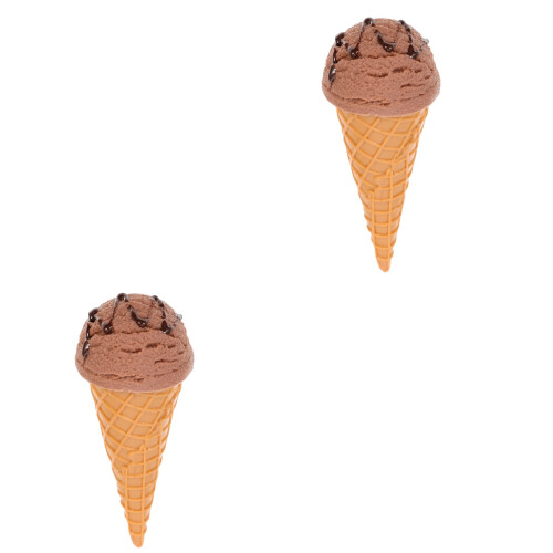 2Pièces Ornement Glace Enfant Durable Portable 2