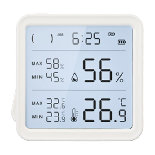 ABS Thermometer/Hygrometer -9,9~60C, 0-99%RH, AAAx3 1