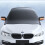 Thickened Aluminized Diamond-Shaped Lattice Car Windshield Snow Cover Black 3
