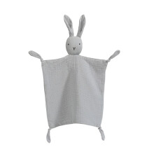 Loveys for Babies Personalized Muslin Lovey Blanket Custom Embroidered Baby Security Blanket Bunny Comforter with Name,G