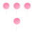 4Pièces Props Photo Rose Simulation Pour Enfants 4