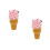 2Pièces Décorations Glace Simulée Multi Couleurs Pour Café 5