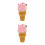 2Pièces Décorations Glace Simulée Multi Couleurs Pour Café 4