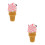 2Pièces Décorations Glace Simulée Multi Couleurs Pour Café 6