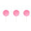 3Pièces Lollipops Photo Props Rose Simulation Décoration 4