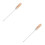 2Pièces Outil Punch Couture Bois Acier Pour Remplissage 7