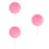 3Pièces Lollipops Photo Props Rose Simulation Décoration 7