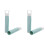 4Pièces Embouts Balai Bleu Ciel Grip Pour Sol 4