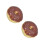 2Pièces Donuts En PVC Décor Artificiel Pour Photos 8