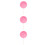 3Pièces Lollipops Photo Props Rose Simulation Décoration 8