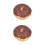 2Pièces Donuts En PVC Décor Artificiel Pour Photos 10