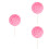 3Pièces Lollipops Photo Props Rose Simulation Décoration 6