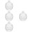 4Pcs Plastic Hamster Bath Basin Sand Box Clear Small Animal Bath House 9