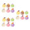 18Pièces Modèles Cake Artificiels PU Colorés Décorations Commerces 8