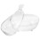 4Pcs Plastic Hamster Bath Basin Sand Box Clear Small Animal Bath House 2