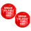 10Pcs Red Plastic Key Lock Box for Emergency Use and Wall Installation 1