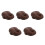 5Pcs Coffee Plastic Key Hiding Boxes Outdoor Realistic Poop Protector 5