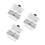 300Pcs Silver Double Wire Spring Hose Clamps Stainless Steel for Hoses 5