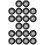 100Pcs Silicone Hose Washer with Rustproof Stainless Steel Filter Net 6