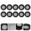 100Pcs Silicone Hose Washer with Rustproof Stainless Steel Filter Net 10