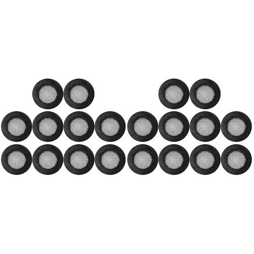 100Pcs Silicone Hose Washer with Rustproof Stainless Steel Filter Net 2